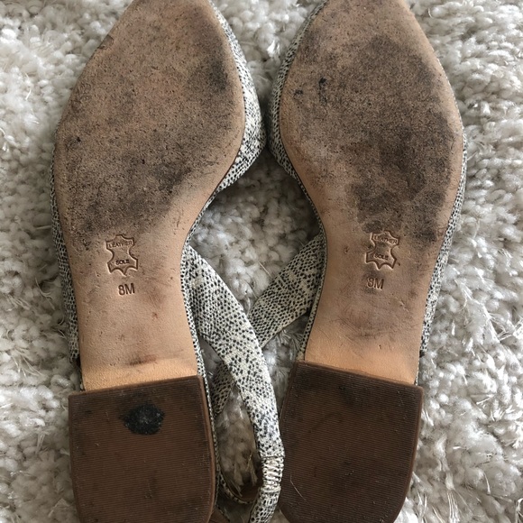 Tory Burch Snake print D’Orsay slingback flats - Picture 8 of 10